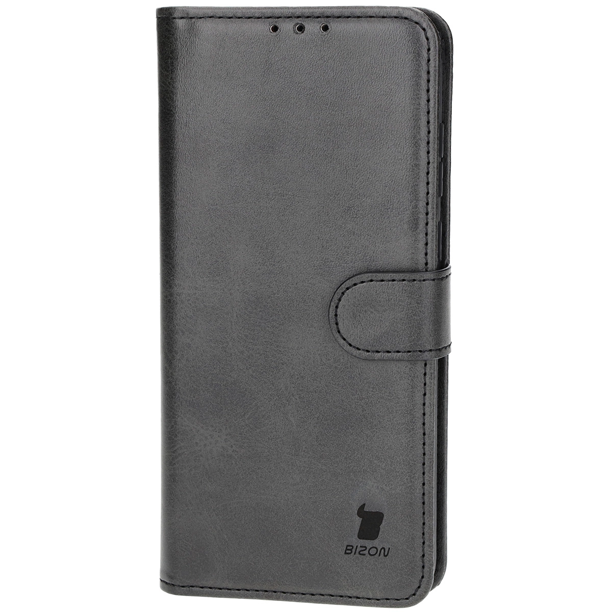 Etui Bizon z klapką Pocket do Huawei Pura 70 Pro/Pro+ Czarny