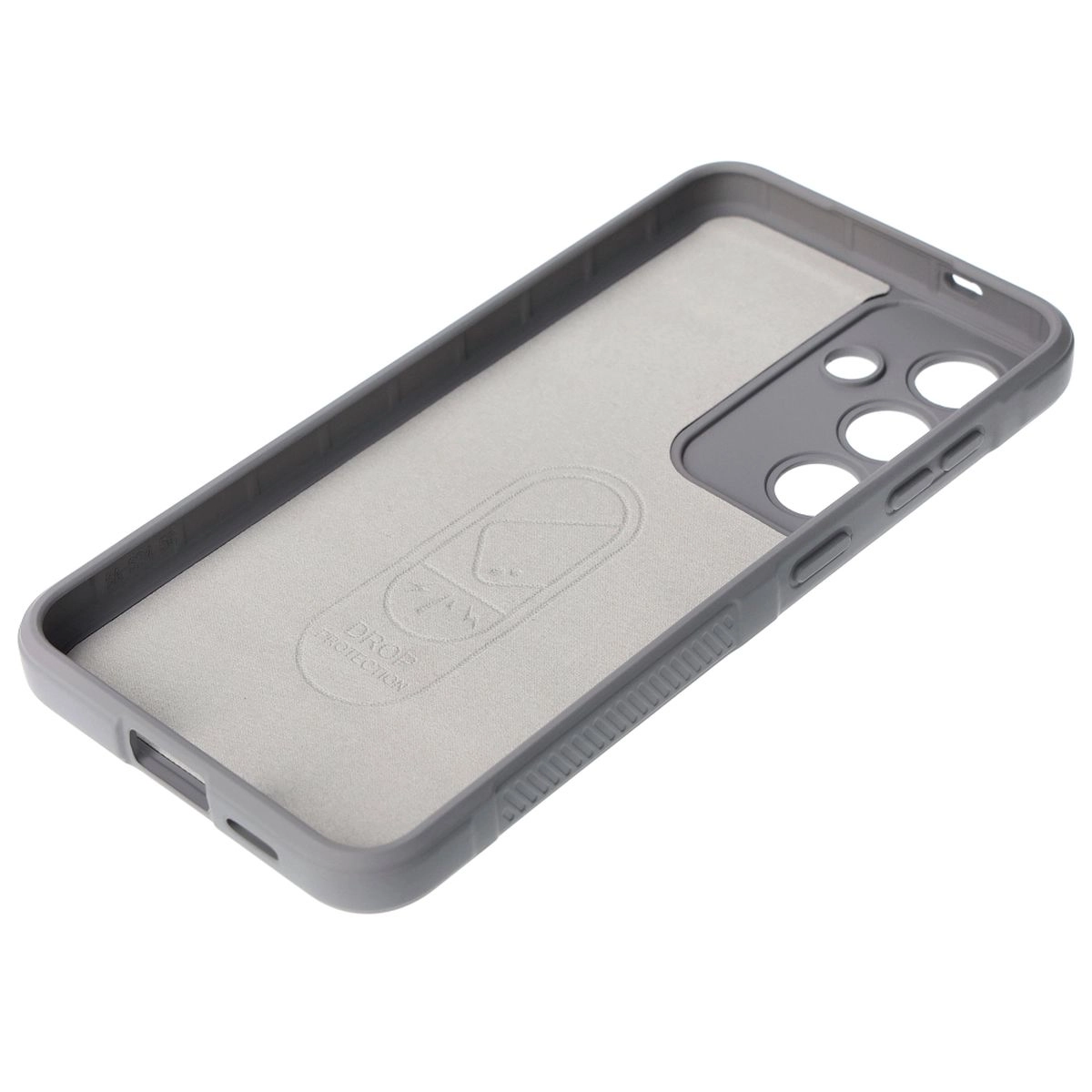Etui Bizon Tur do Samsung Galaxy S24 Light Grey