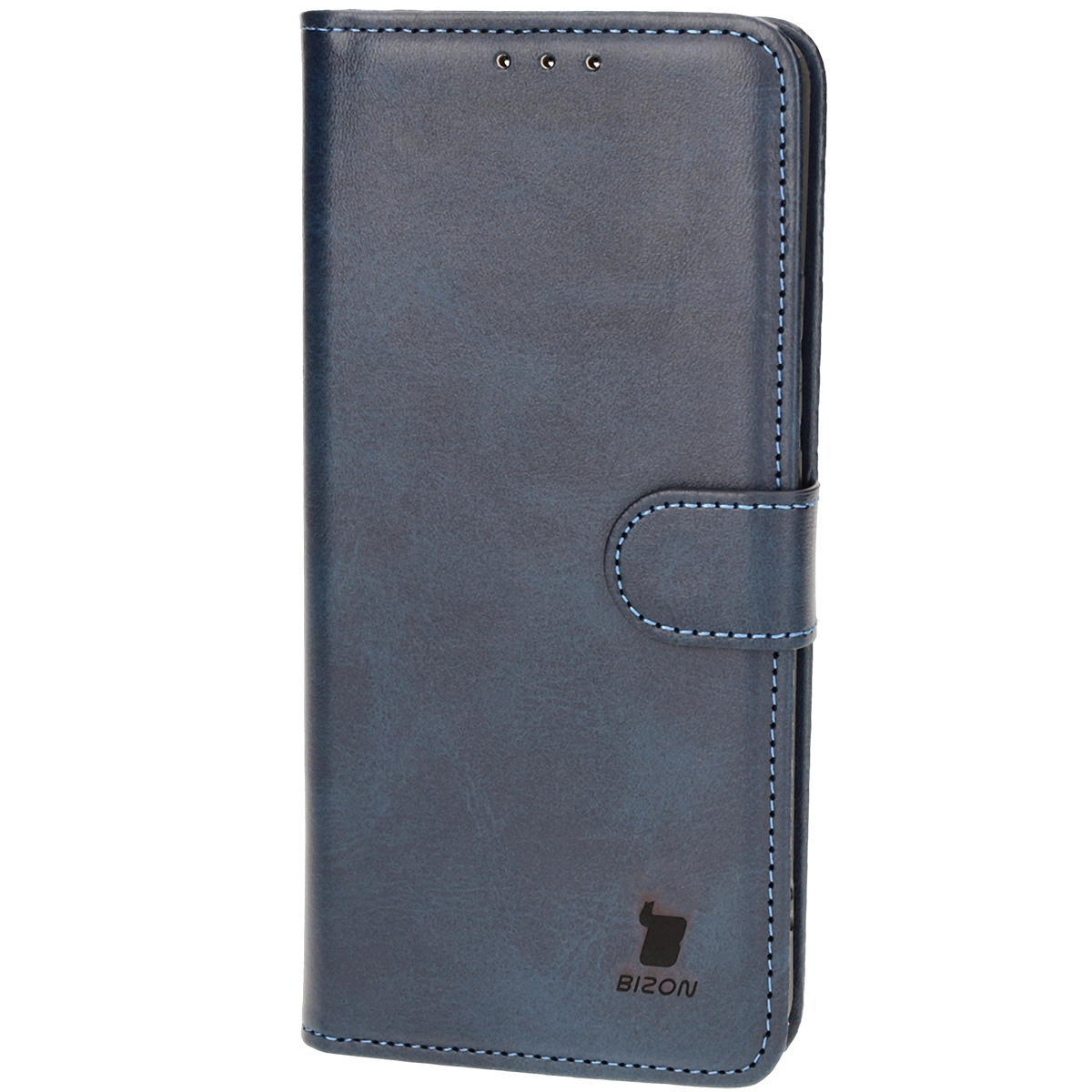 Etui Bizon z klapką Pocket do Xiaomi Poco F6 Pro Granatowy