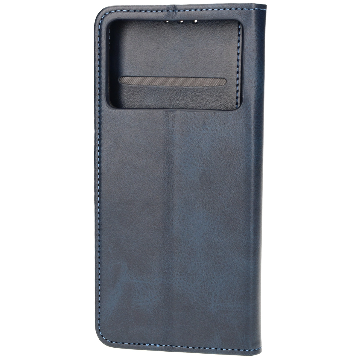 Etui Bizon z klapką Pocket do Xiaomi Poco F6 Pro Granatowy