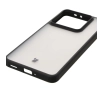 Etui Bizon Angelo do Xiaomi 14T Pro Przydymione z czarną ramką
