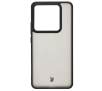 Etui Bizon Angelo do Xiaomi 14T Pro Przydymione z czarną ramką