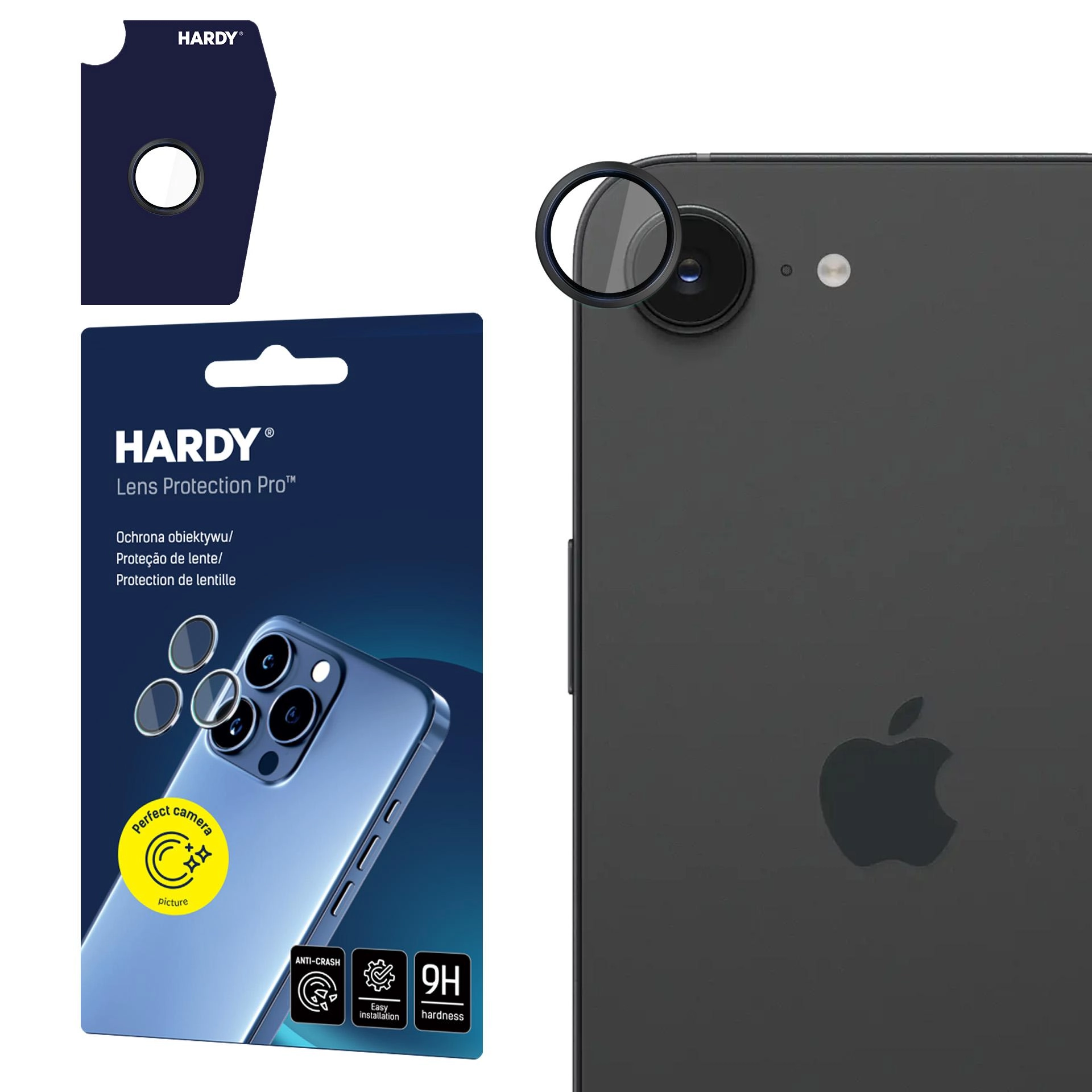 Szkło hartowane 3mk HARDY Lens Protection Pro do iPhone 16e