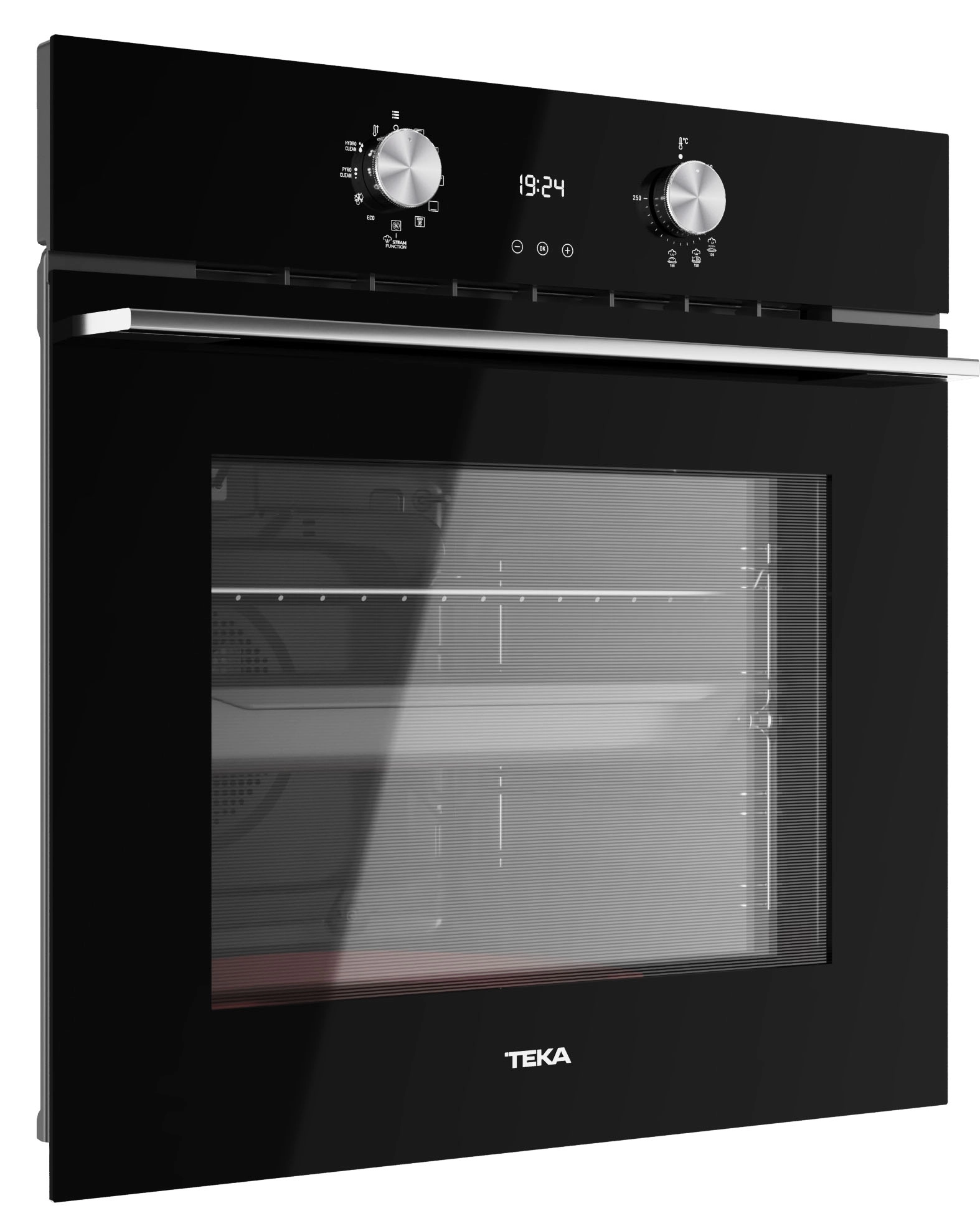 Piekarnik elektryczny parowy Teka HLB 8418 P BK EASY STEAM Termoobieg Czarny