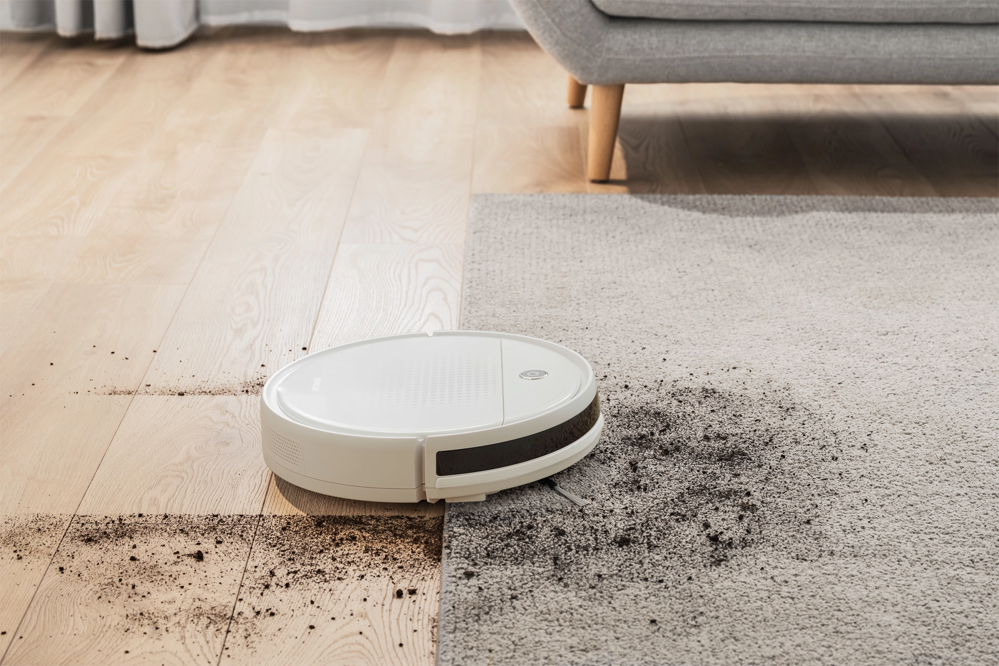 Robot sprzątający Sencor SRV 1550WH Funkcja mopowania Tworzenie mapy pomieszczenia 60db