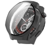 Nakładka na tarczę Bizon ze szkłem do Huawei Watch GT5 Pro 46mm Czarny