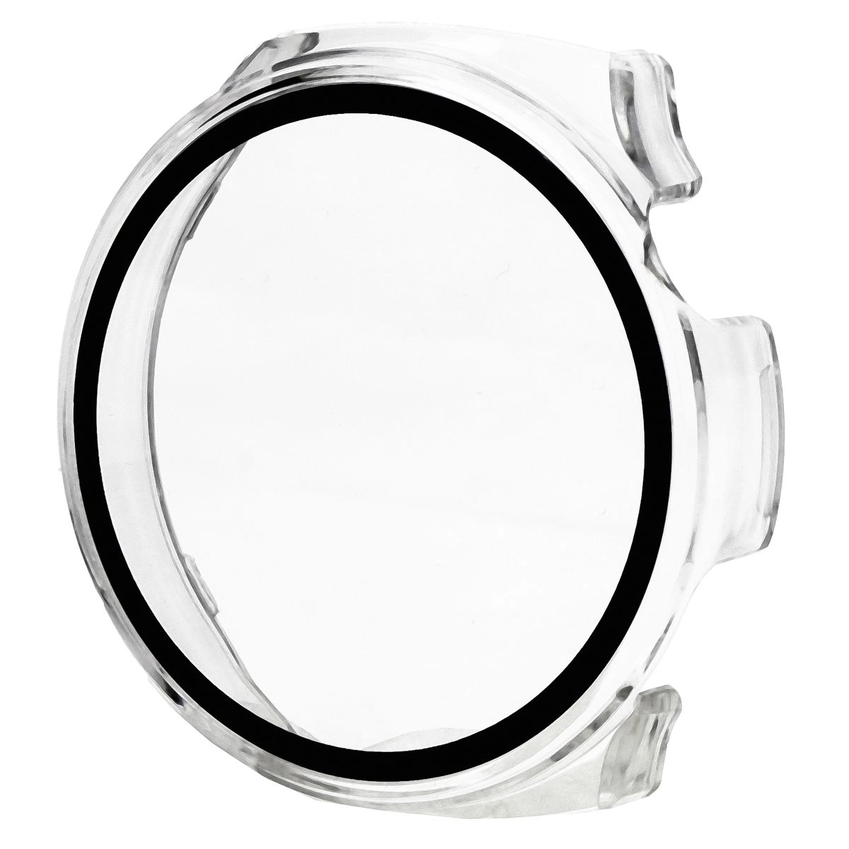 Nakładka na tarczę Bizon ze szkłem do Huawei Watch 4 Pro Space Edition Przezroczysty
