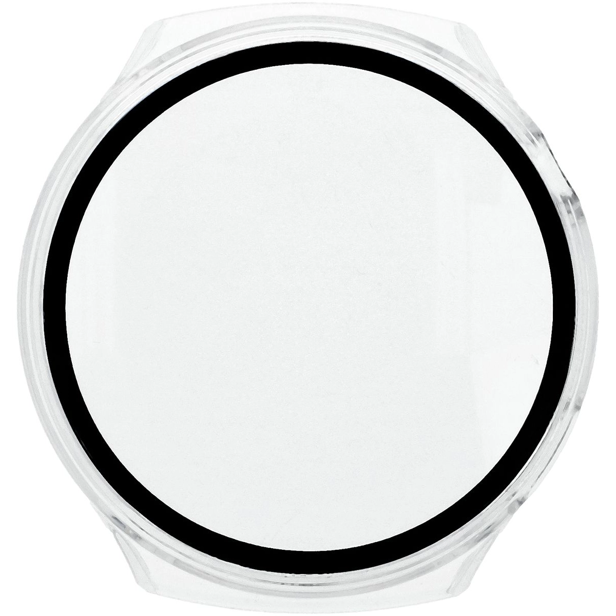 Nakładka na tarczę Bizon ze szkłem do Huawei Watch 4 Pro Space Edition Przezroczysty