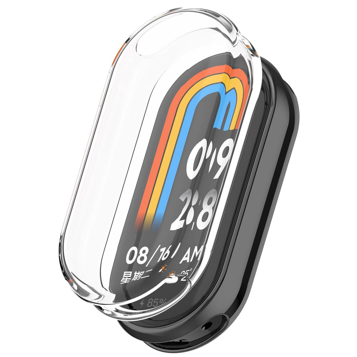 Nakładka na tarczę Bizon Felipe do Xiaomi Smart Band 9 Przezroczysty