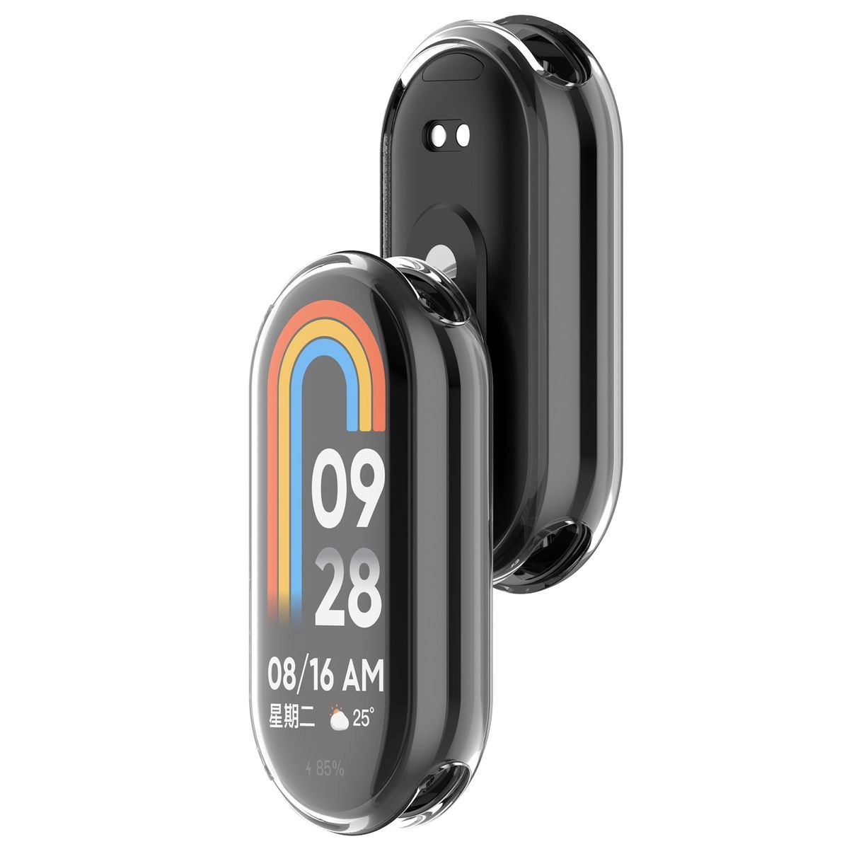 Nakładka na tarczę Bizon Felipe do Xiaomi Smart Band 9 Przezroczysty
