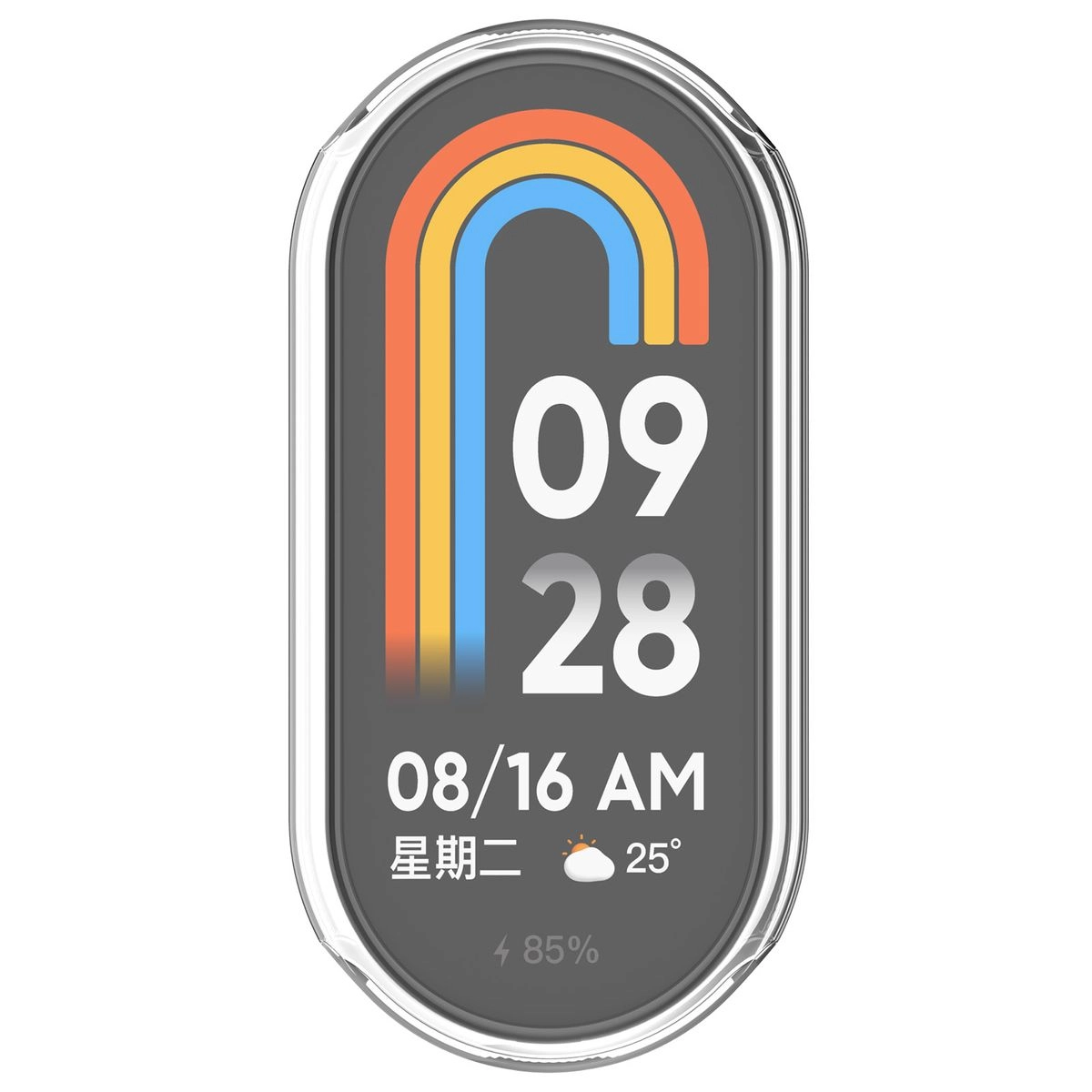 Nakładka na tarczę Bizon Felipe do Xiaomi Smart Band 9 Przezroczysty