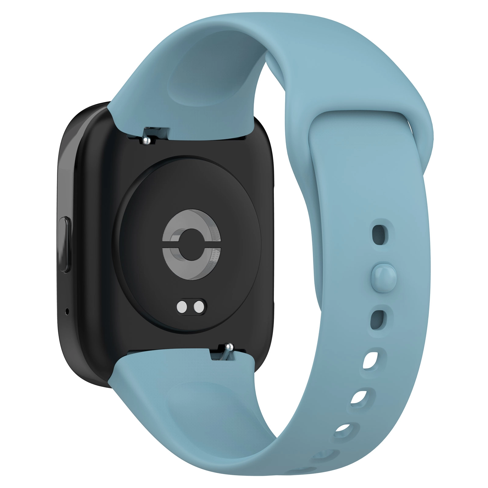 Pasek Bizon Strap Watch Dots do Xiaomi Redmi Watch 3 Active Błękitny