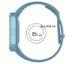 Pasek Bizon Strap Watch Dots do Xiaomi Redmi Watch 3 Active Błękitny