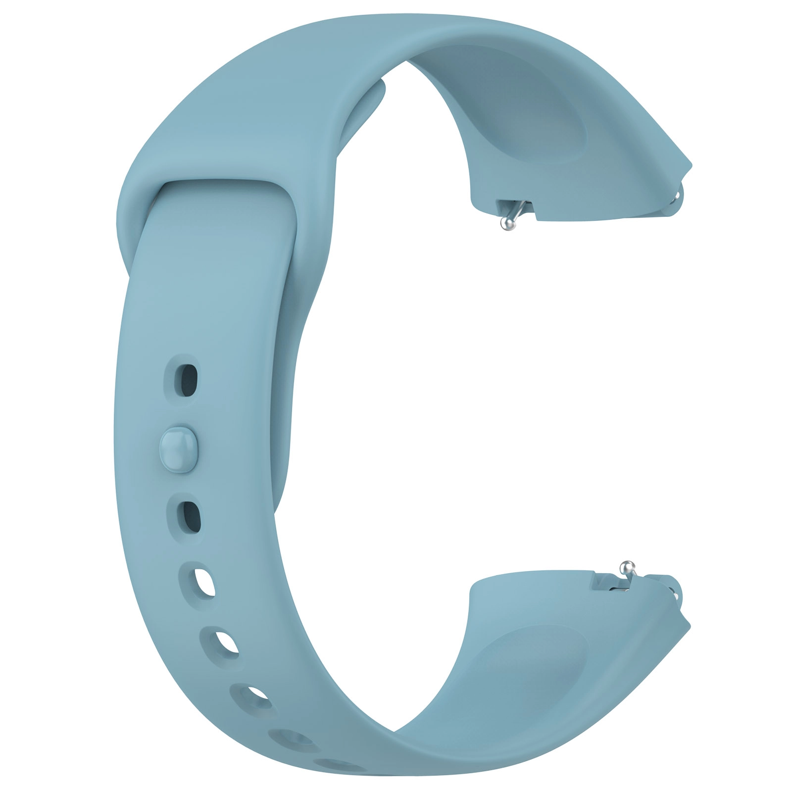 Pasek Bizon Strap Watch Dots do Xiaomi Redmi Watch 3 Active Błękitny