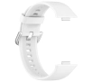 Pasek Bizon Strap Watch Silicone Pro SR do Huawei Watch Fit 3 Biały