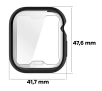 Nakładka na tarczę Bizon Felipe do Apple Watch 10 46mm Czarny