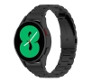 Bransoleta Bizon ze stali nierdzewnej Aura do Samsung Galaxy Watch FE/7/6/6 Classic/5/5 Pro/4/4 Classic Czarny