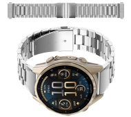 Bizon ze stali nierdzewnej Aura QuickFit 20mm Srebrny