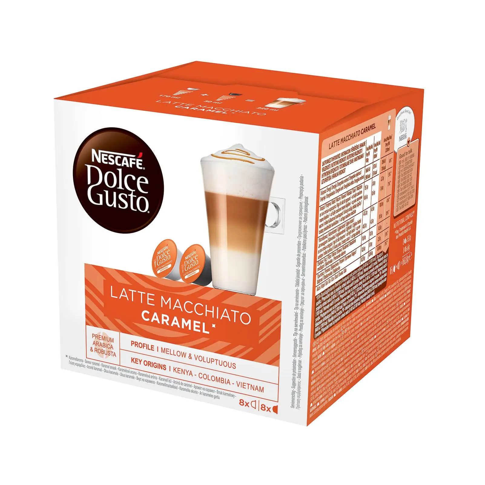 Kapsułki Nescafe Dolce Gusto Latte Macchiato Caramel 80szt.