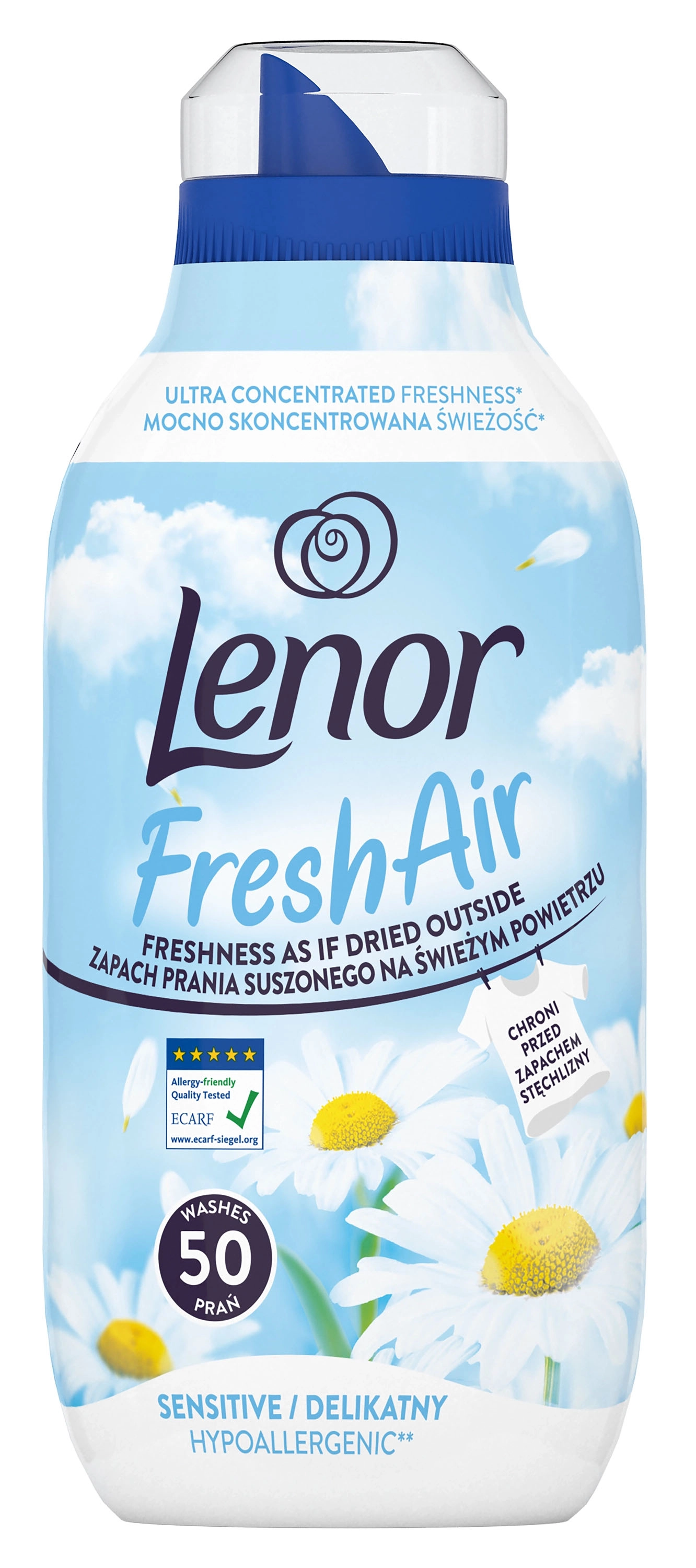 Płyn do płukania Lenor Fresh Air Effect Sensitive 50 prań 0,7l