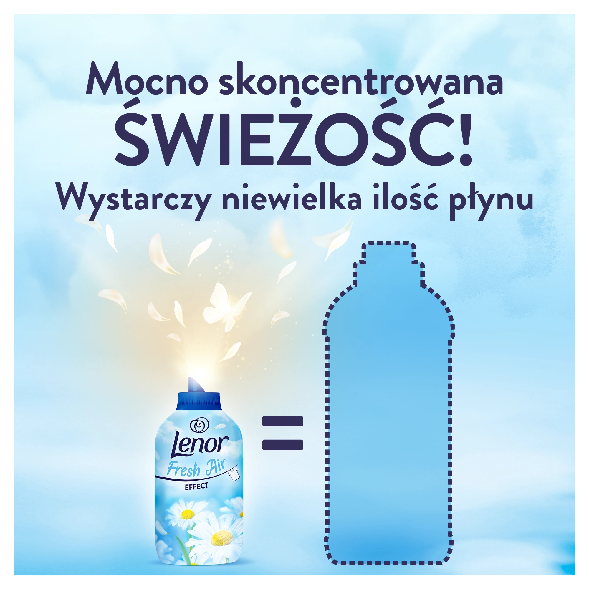 Płyn do płukania Lenor Fresh Air Effect Sensitive 50 prań 0,7l