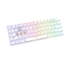 Klawiatura mechaniczna Savio Whiteout X2 Outemu Peach Silent Hot Swap Biały