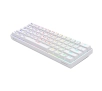 Klawiatura mechaniczna Savio Whiteout X2 Outemu Peach Silent Hot Swap Biały