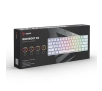 Klawiatura mechaniczna Savio Whiteout X2 Outemu Peach Silent Hot Swap Biały