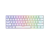 Klawiatura mechaniczna Savio Whiteout X2 Outemu Peach Silent Hot Swap Biały
