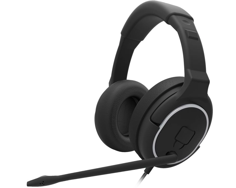 Słuchawki przewodowe z mikrofonem Venom VS2855 Nighthawk Nauszne Czarny