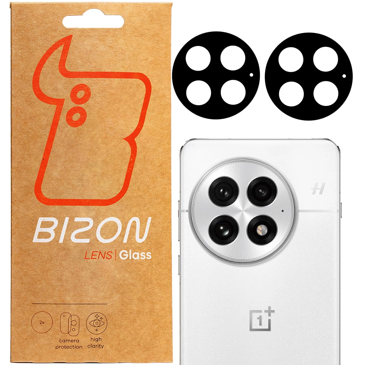 Szkło ochronne Bizon na aparat Lens do OnePlus 13 2sztuki