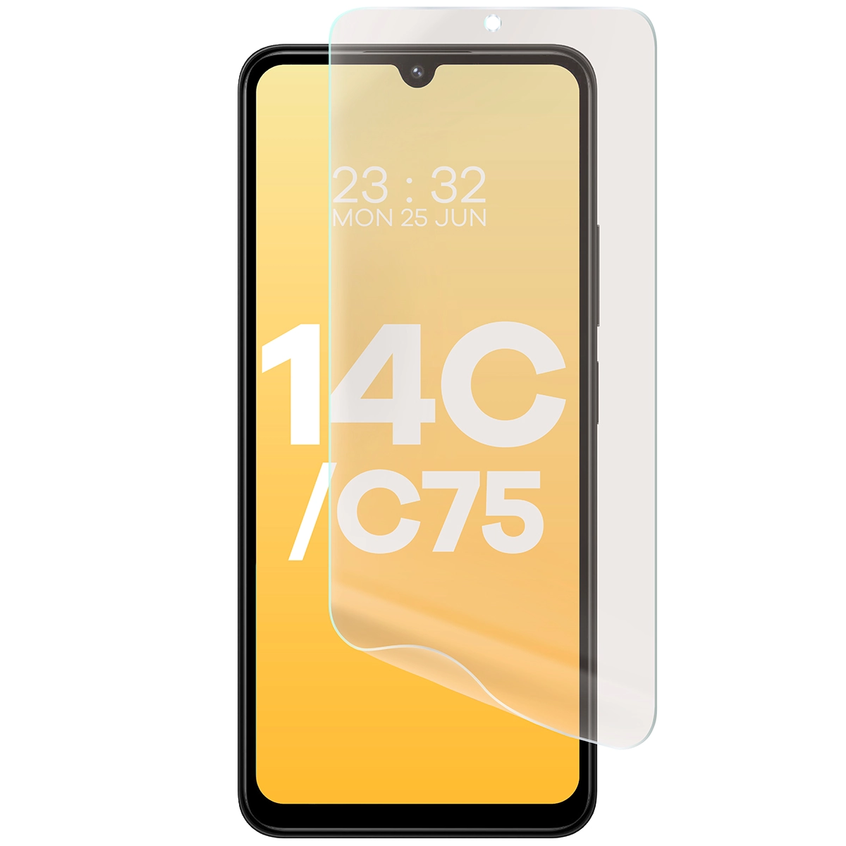 Folia ochronna Bizon matowa Film Sun do Xiaomi Redmi 14C 4G/Poco C75 2 sztuki