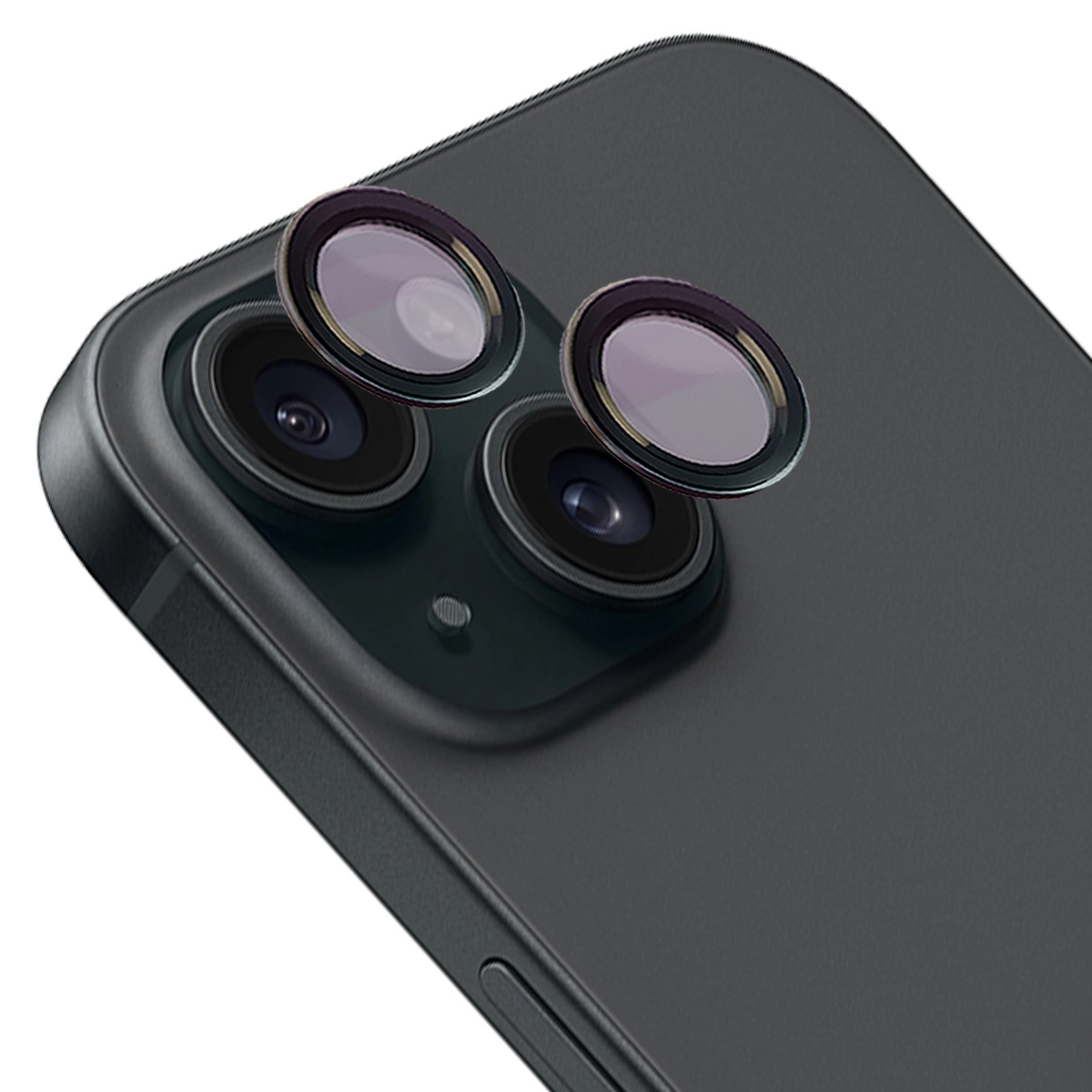 Szkło hartowane Bizon na aparat z aplikatorem Snap Lens do iPhone 15/15 Plus