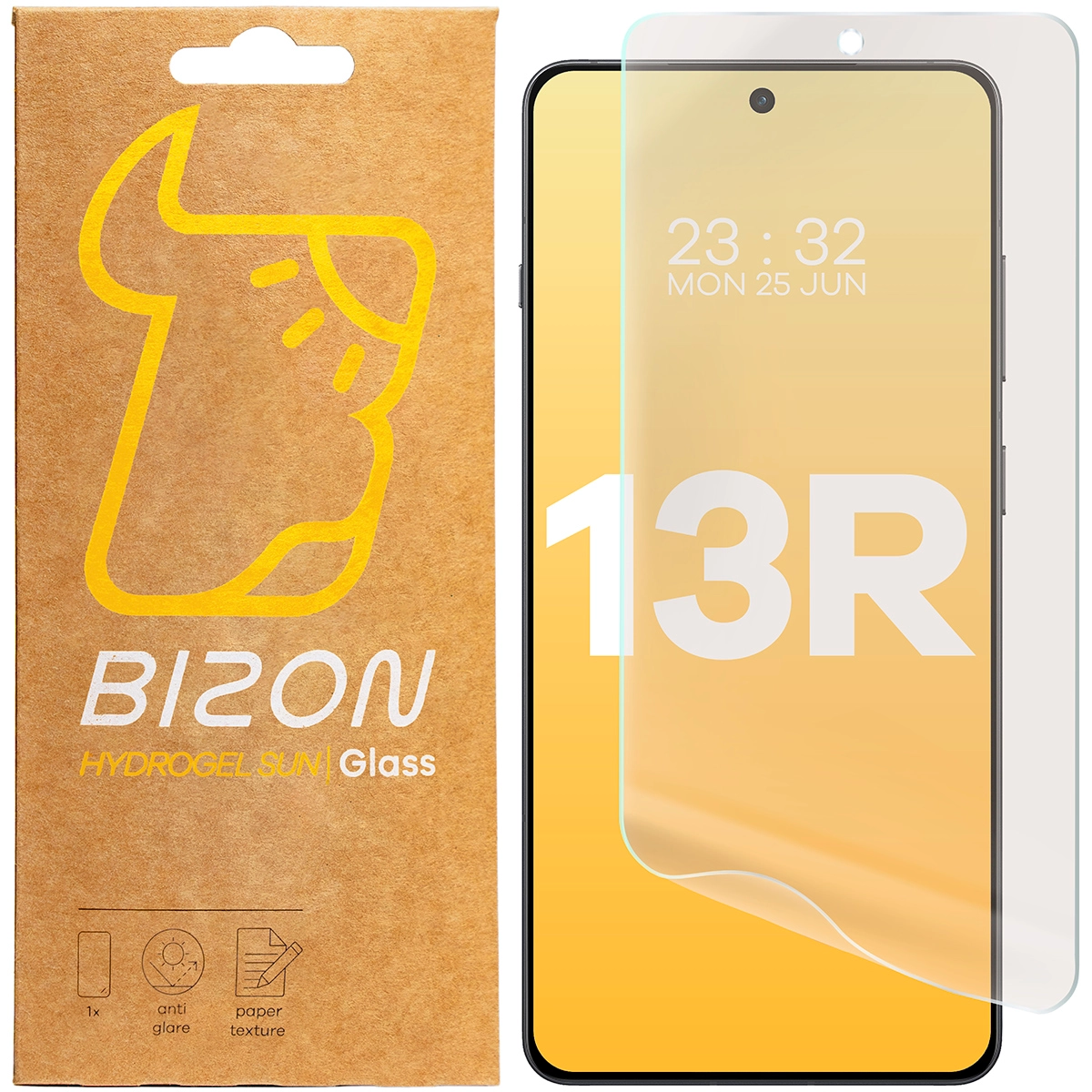 Folia ochronna Bizon matowa Film Sun do OnePlus 13R 2 sztuki