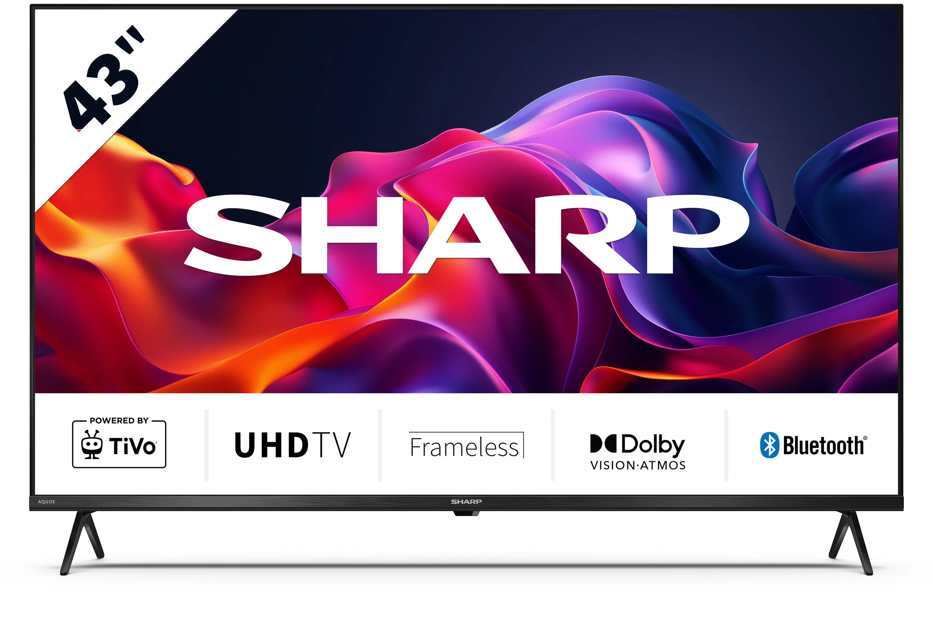 Telewizor Sharp 43GK4745E 43" LED 4K Smart TV Dolby Vision Dolby Atmos HDMI 2.1 DVB-T2