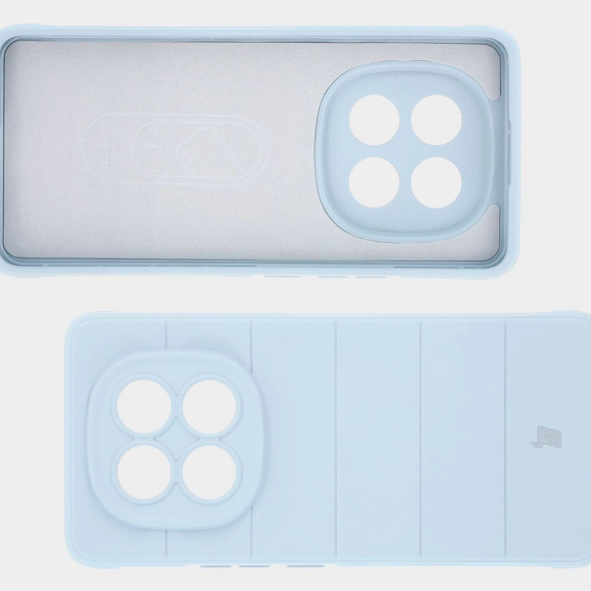 Etui Bizon Tur do Xiaomi Redmi Note 14 Pro Plus 5G Jasnoniebieskie