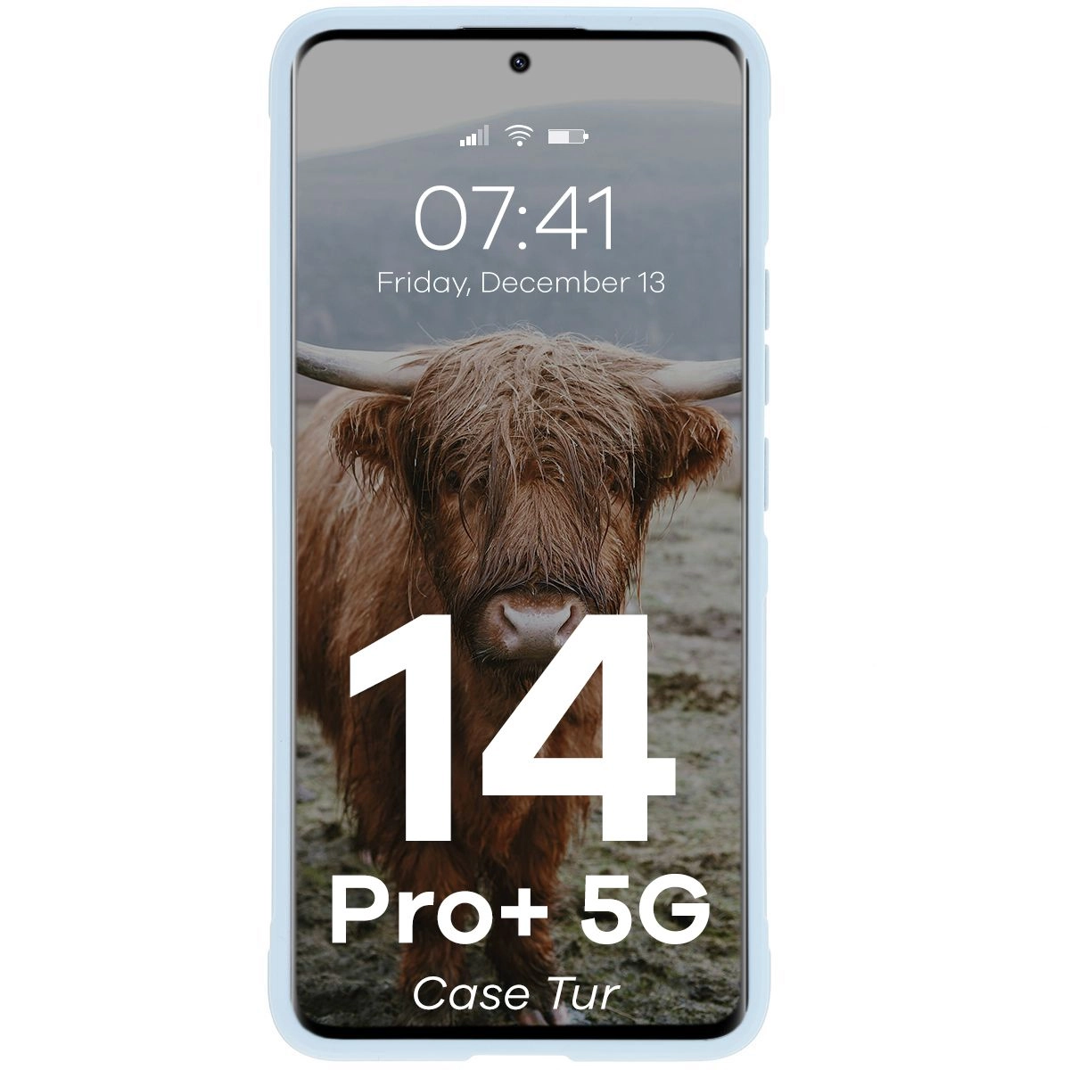 Etui Bizon Tur do Xiaomi Redmi Note 14 Pro Plus 5G Jasnoniebieskie