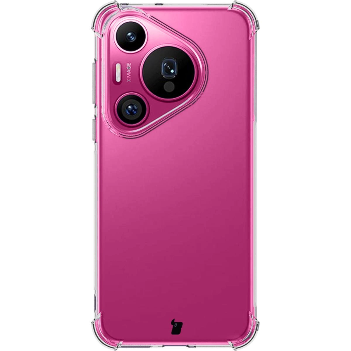 Etui Bizon Elastyczne Salpa do Huawei Pura 70 Pro / Pro+ Przezroczysty