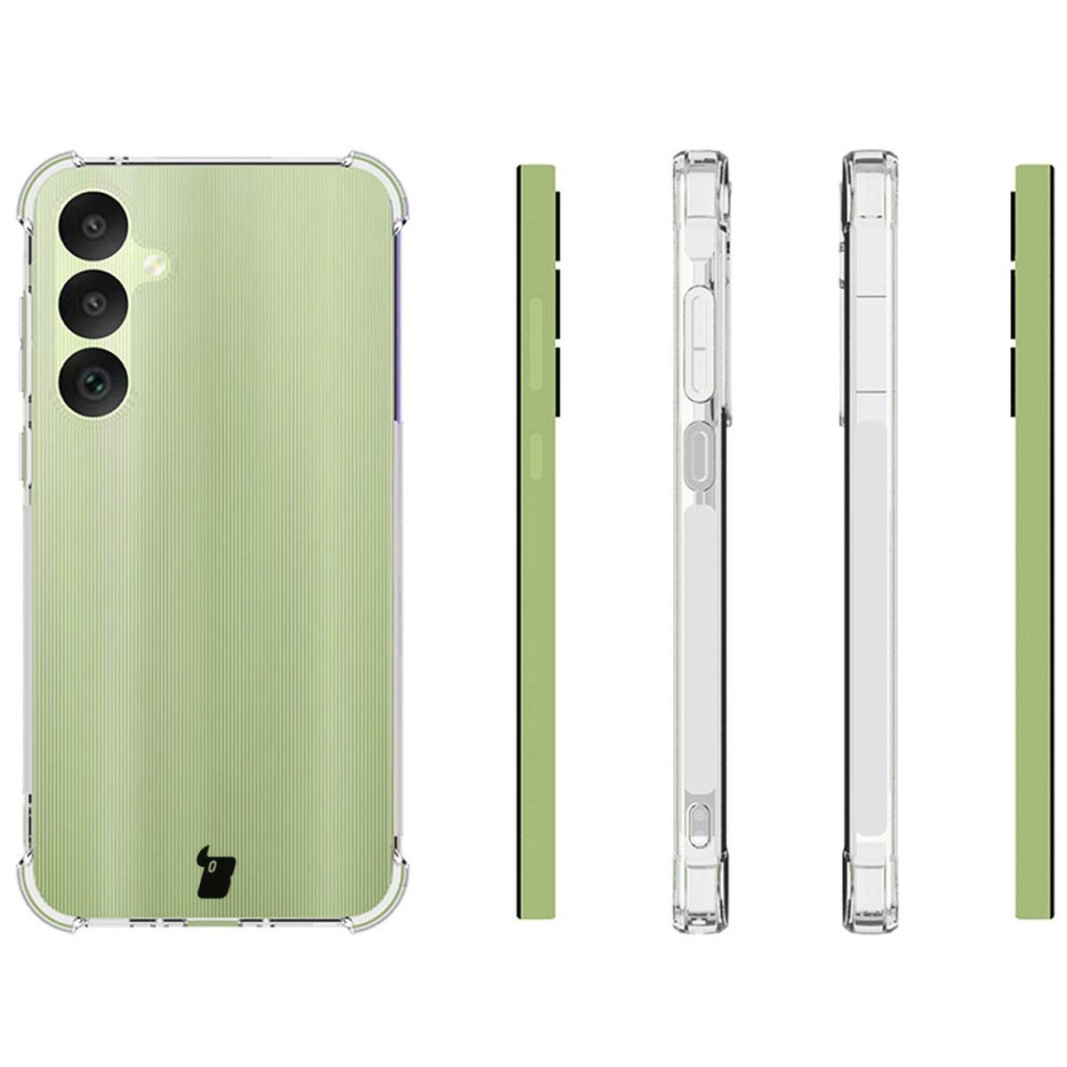 Etui Bizon Elastyczne Salpa do Galaxy A35 5G Przezroczysty