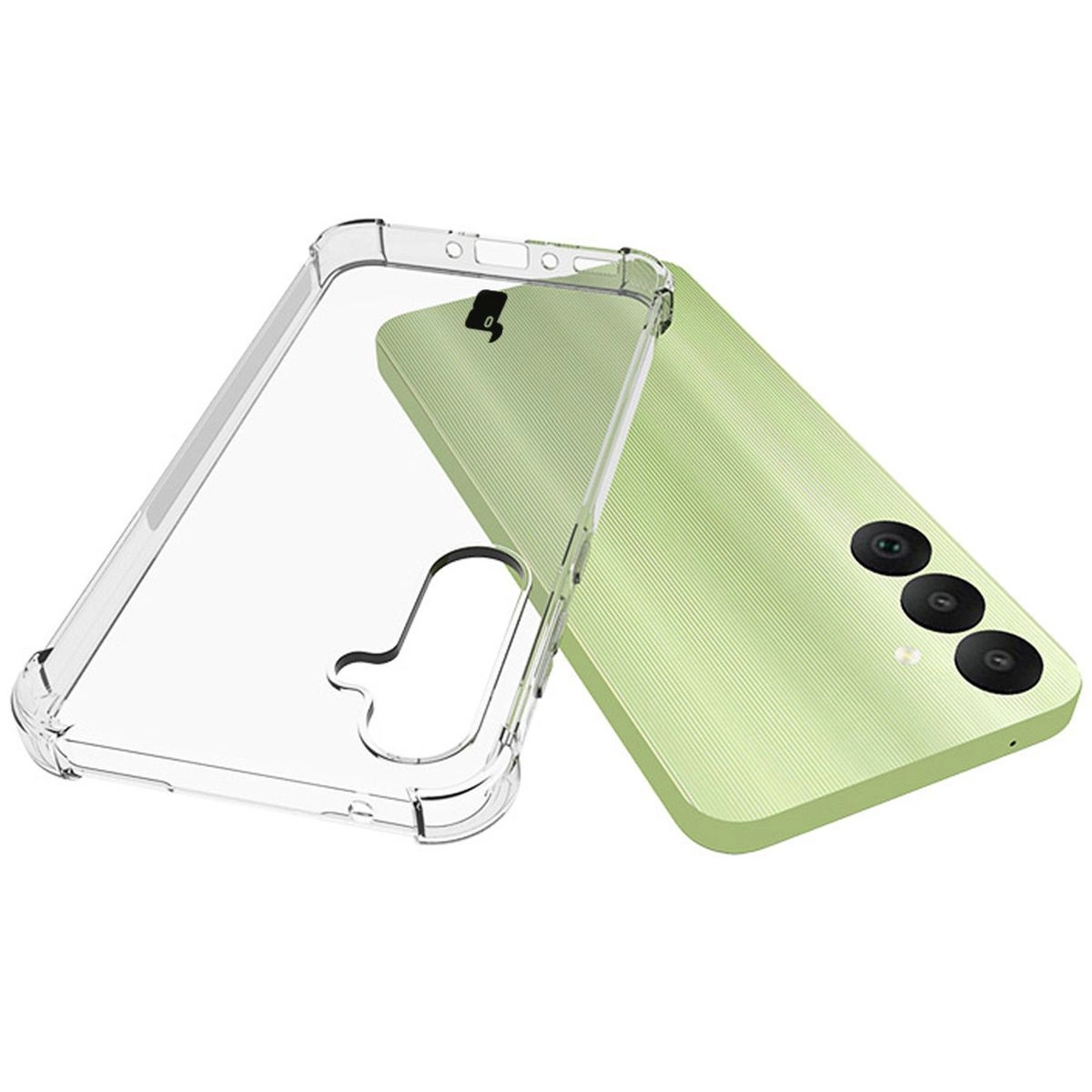 Etui Bizon Elastyczne Salpa do Galaxy A35 5G Przezroczysty