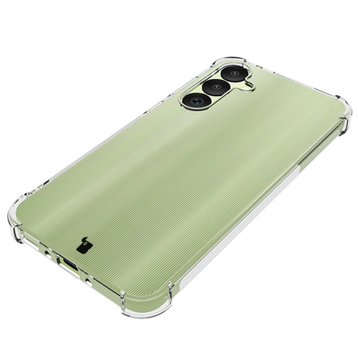 Etui Bizon Elastyczne Salpa do Galaxy A35 5G Przezroczysty
