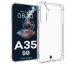 Etui Bizon Elastyczne Salpa do Galaxy A35 5G Przezroczysty