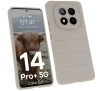 Etui Bizon Tur do Xiaomi Redmi Note 14 Pro Plus 5G Jasnoszary