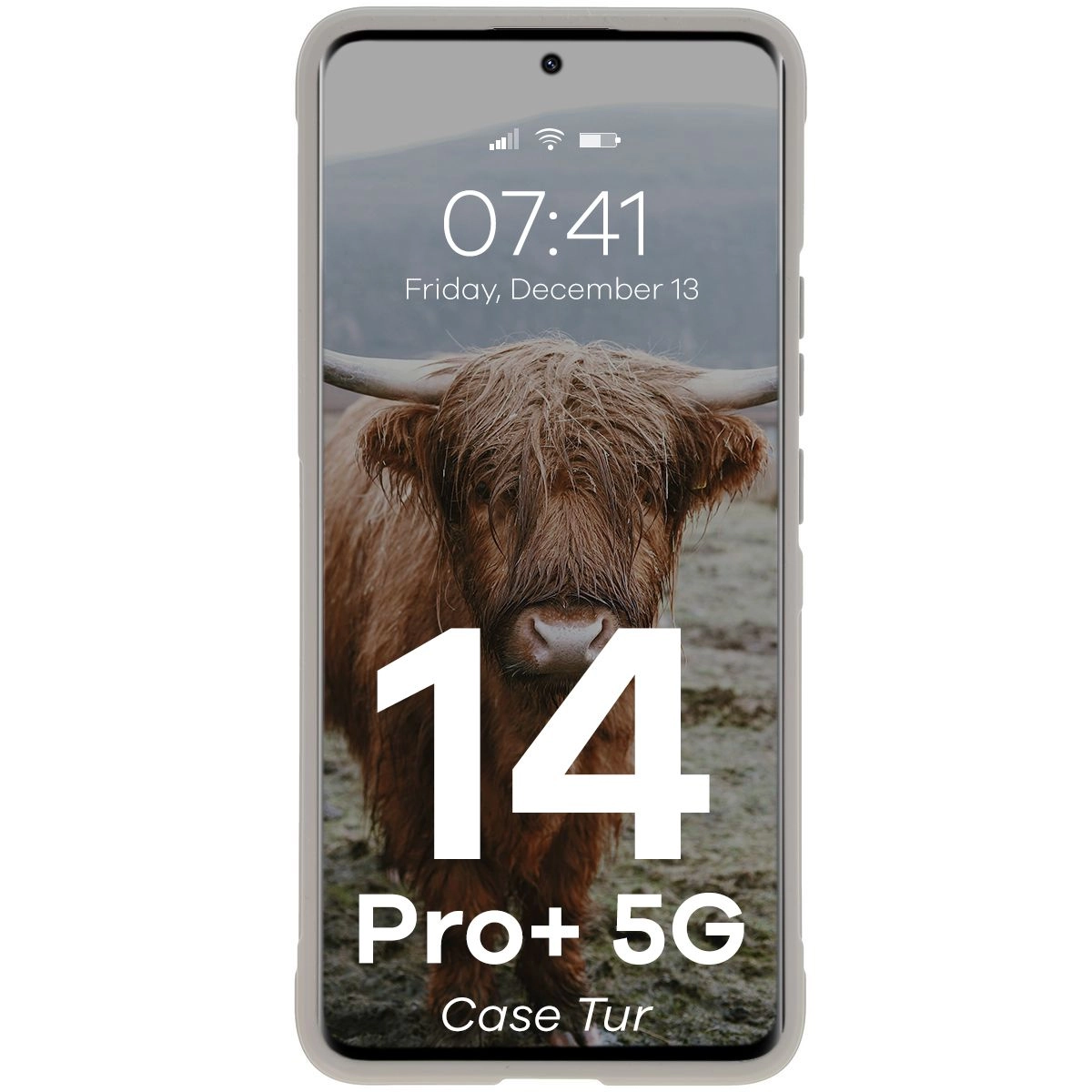 Etui Bizon Tur do Xiaomi Redmi Note 14 Pro Plus 5G Jasnoszary