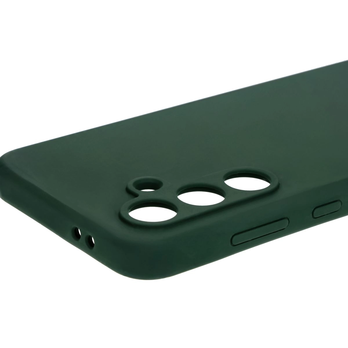 Etui Bizon Silikonowe Soft do Galaxy S24 FE Ciemnozielony