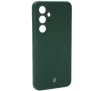 Etui Bizon Silikonowe Soft do Galaxy S24 FE Ciemnozielony