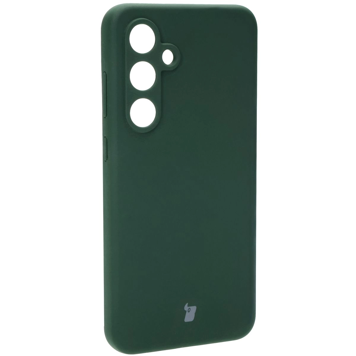 Etui Bizon Silikonowe Soft do Galaxy S24 FE Ciemnozielony