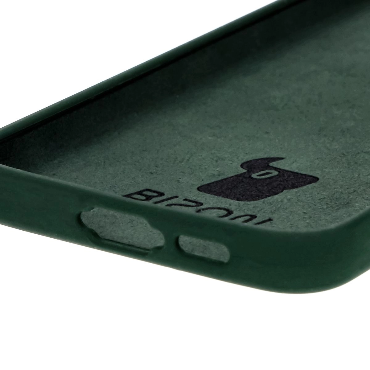 Etui Bizon Silikonowe Soft do Galaxy S24 FE Ciemnozielony