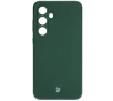 Etui Bizon Silikonowe Soft do Galaxy S24 FE Ciemnozielony