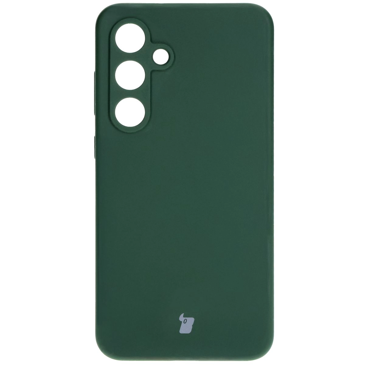 Etui Bizon Silikonowe Soft do Galaxy S24 FE Ciemnozielony